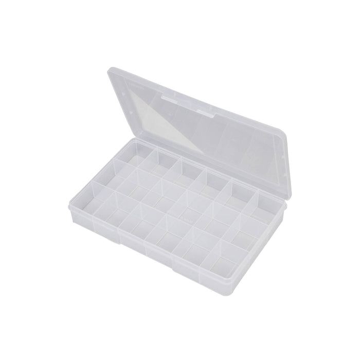 Fischer Large Clear 18 Compartment Storage Box