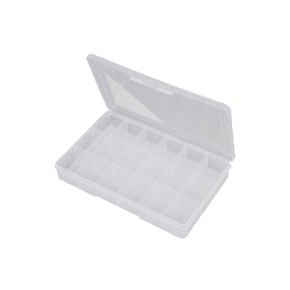 Fischer Large Clear 18 Compartment Storage Box