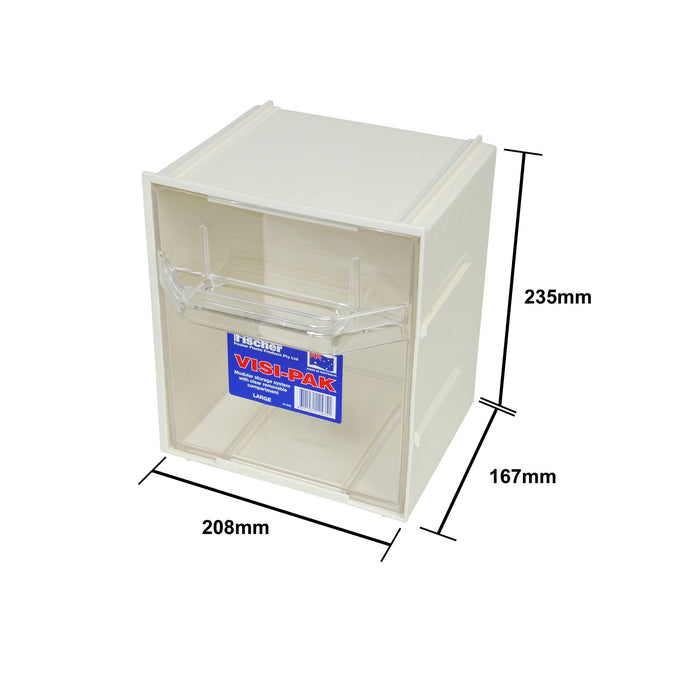 Fischer Large Clear Visi Pak With Clips