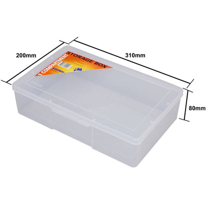 Fischer Large Deep Clear 1 Compartment Storage Box