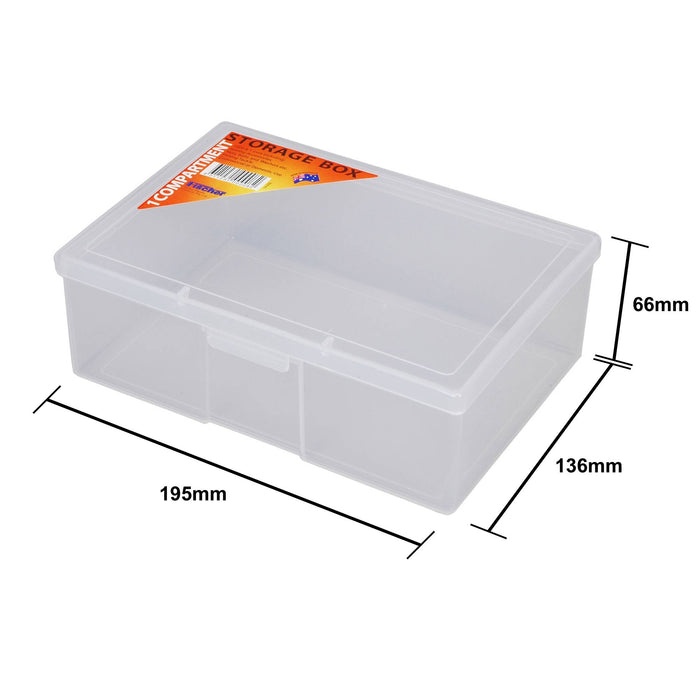 Fischer Medium Clear 1 Compartment Storage Box