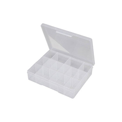 Fischer Medium Clear 14 Compartment Storage Box