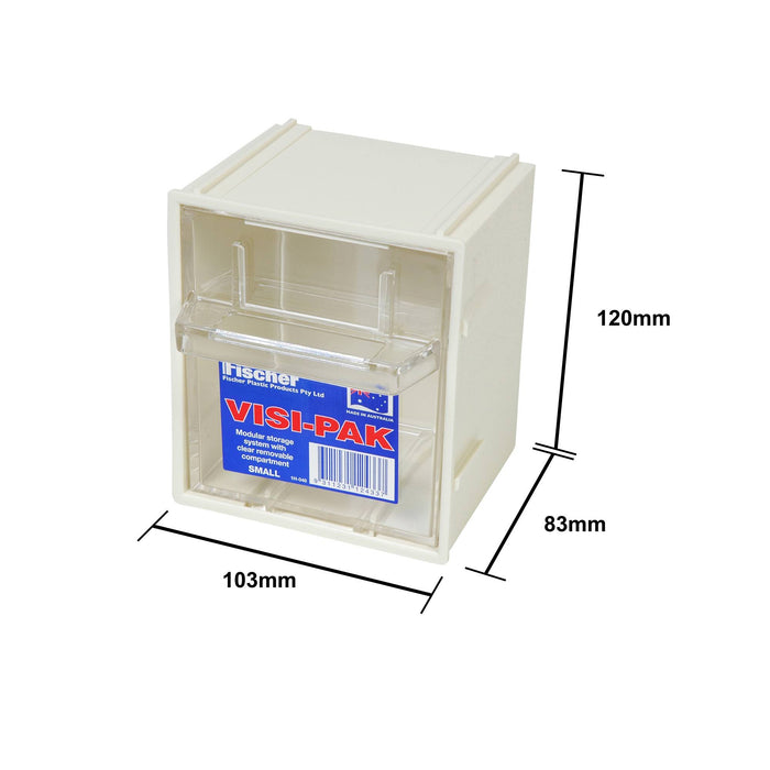 Fischer Small Clear Visi Pak With Clips