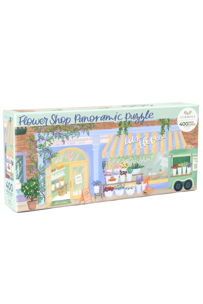 Flower Shop Panoramic Puzzle