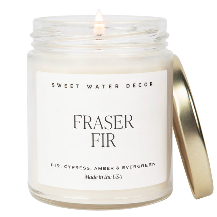 Fraser Fir 9 oz Soy Candle - Christmas Decor & Gifts