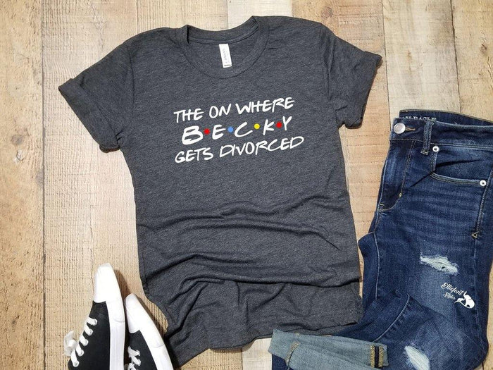 FRIENDS Divorce Party Shirts  | Just Divorced Shirts | Divorce Vacation Shirts | Divorce Announcement Shirt - Elliefont Styles