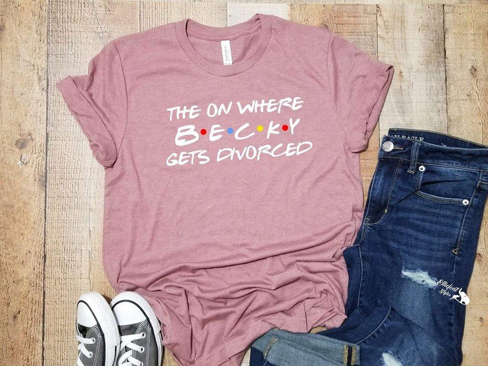 FRIENDS Divorce Party Shirts  | Just Divorced Shirts | Divorce Vacation Shirts | Divorce Announcement Shirt - Elliefont Styles