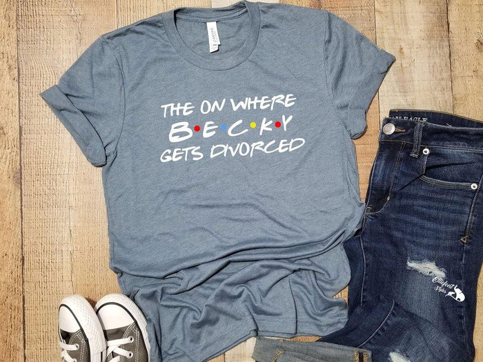 FRIENDS Divorce Party Shirts  | Just Divorced Shirts | Divorce Vacation Shirts | Divorce Announcement Shirt - Elliefont Styles