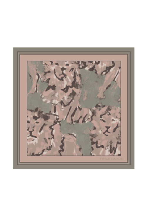 Fynch Hatton 2609 9374 Lion Scarf Dusty Green by Fynch Hatton Shop Fynch Hatton at Dotique