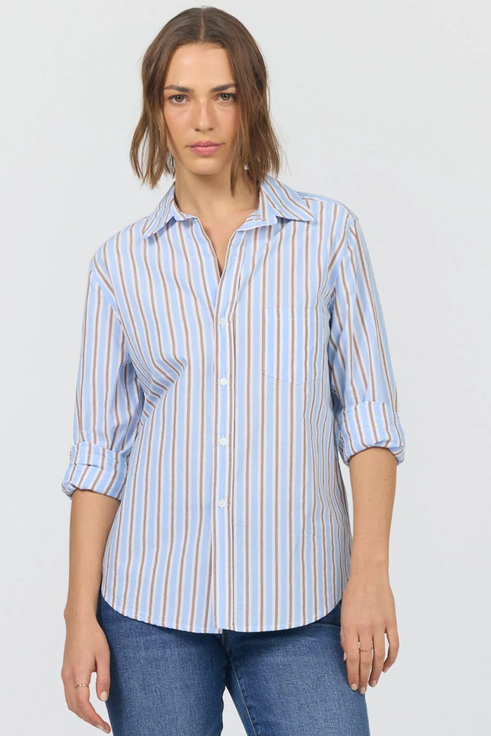 Galina Top, Campus Blue Stripe