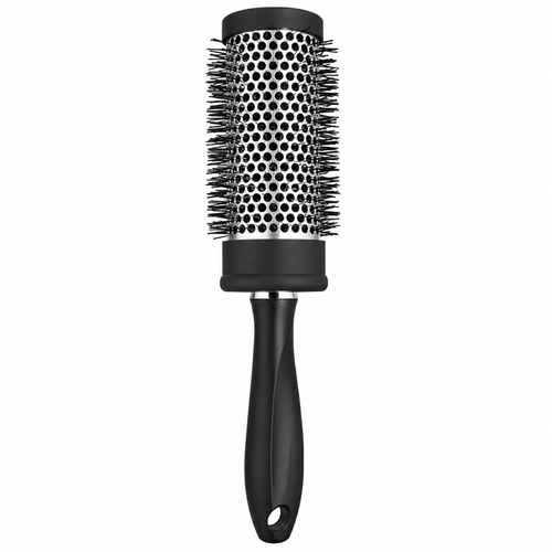 Glamour Studio 48mm Thermal Radial Brush Black – professional blow-dry styling brush for adding volume, curl and smoothness to all hair types.