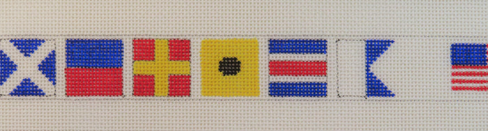 "God Bless America" Nautical Flags Belt