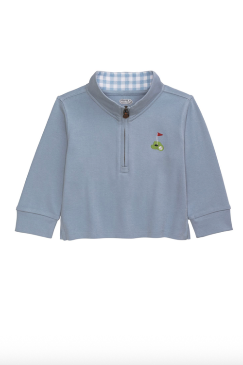 Golf Quarter Zip Light Blue