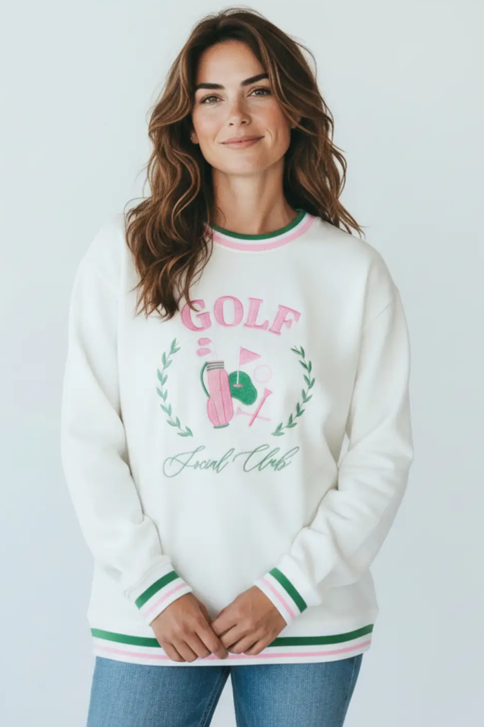 Golf Social Club Oversized Crew