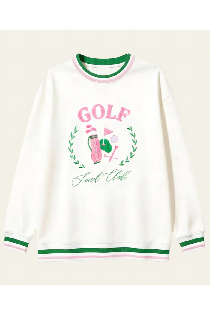 Golf Social Club Oversized Crew