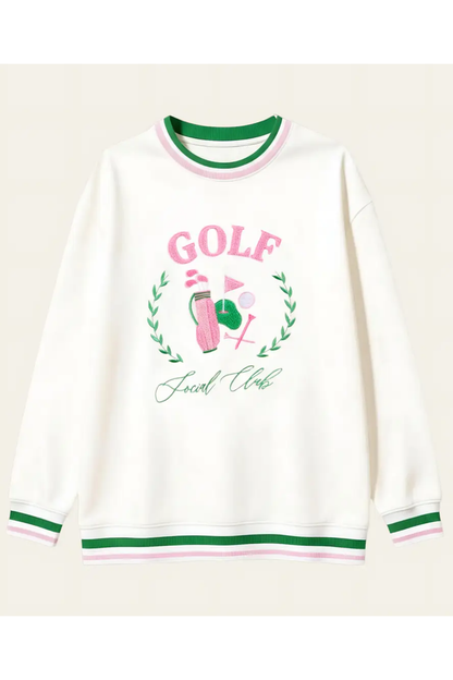 Golf Social Club Oversized Crew