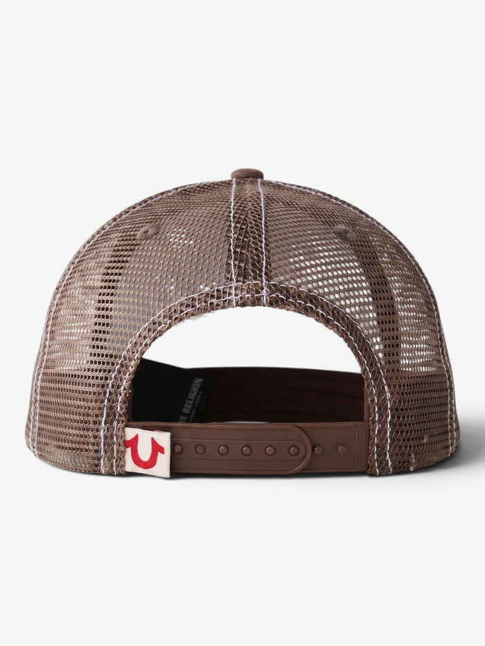 Gorra True Religion World Tour Parches Marrón