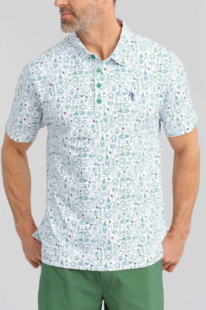 Green Blazer Grove Polo