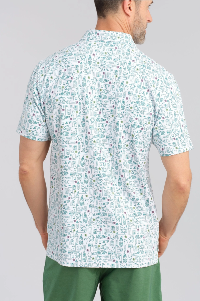 Green Blazer Grove Polo