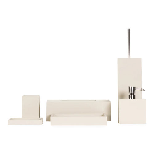 Defined by its confident, minimalistic design that exudes luxuriousness, this collection is perfect for complementing any bathroom or kitchen countertop.