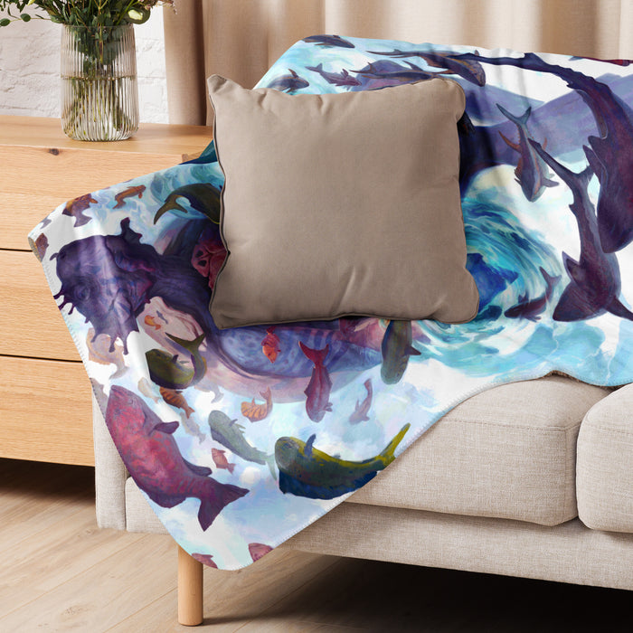 Hawksbill Sherpa blanket