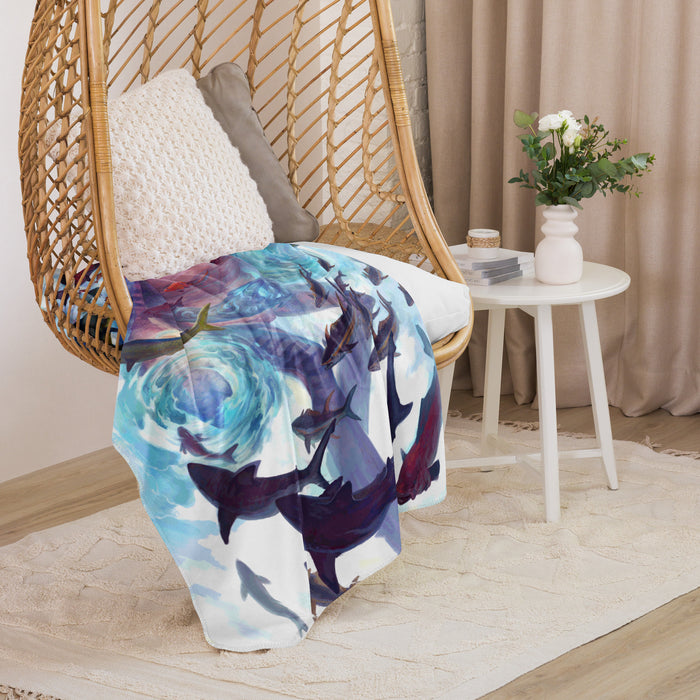 Hawksbill Sherpa blanket