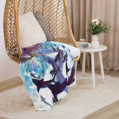 Hawksbill Sherpa blanket
