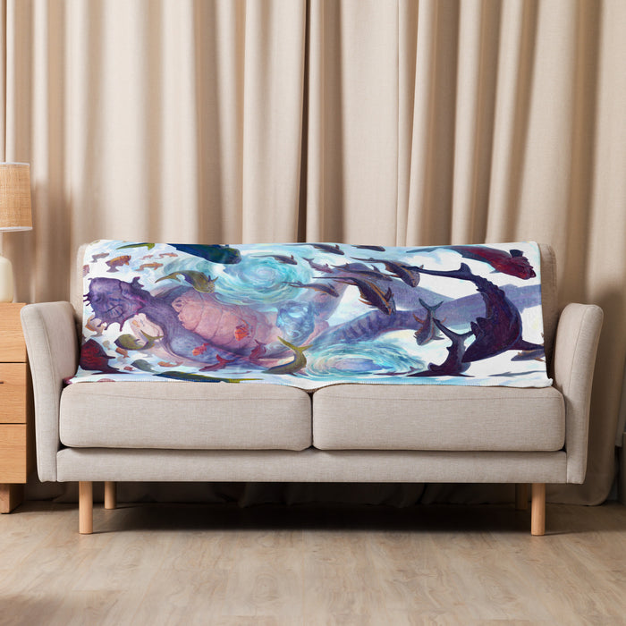 Hawksbill Sherpa blanket