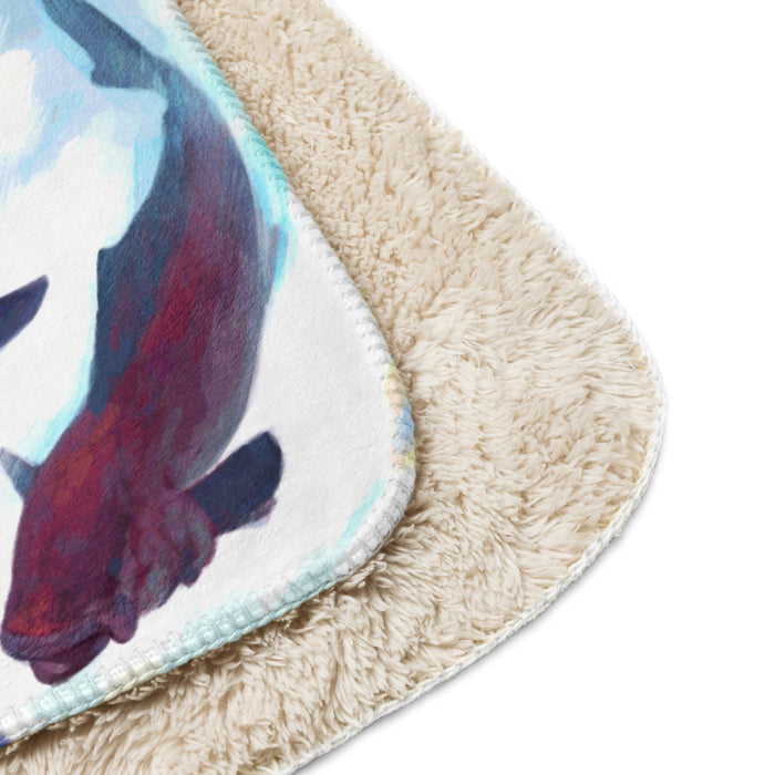 Hawksbill Sherpa blanket
