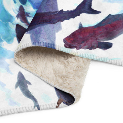 Hawksbill Sherpa blanket
