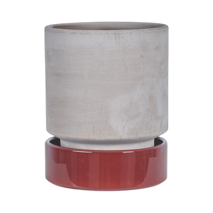 Hoff Mix Pot/Saucer
