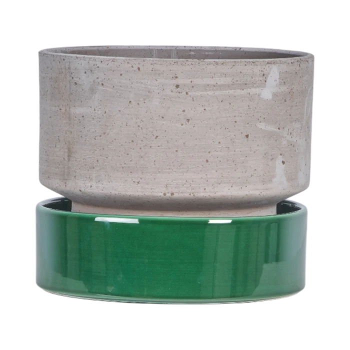 Hoff Mix Pot/Saucer