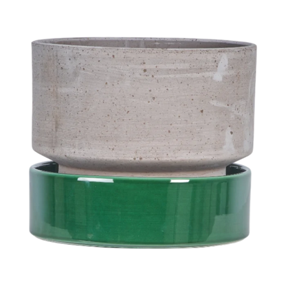 Hoff Mix Pot/Saucer