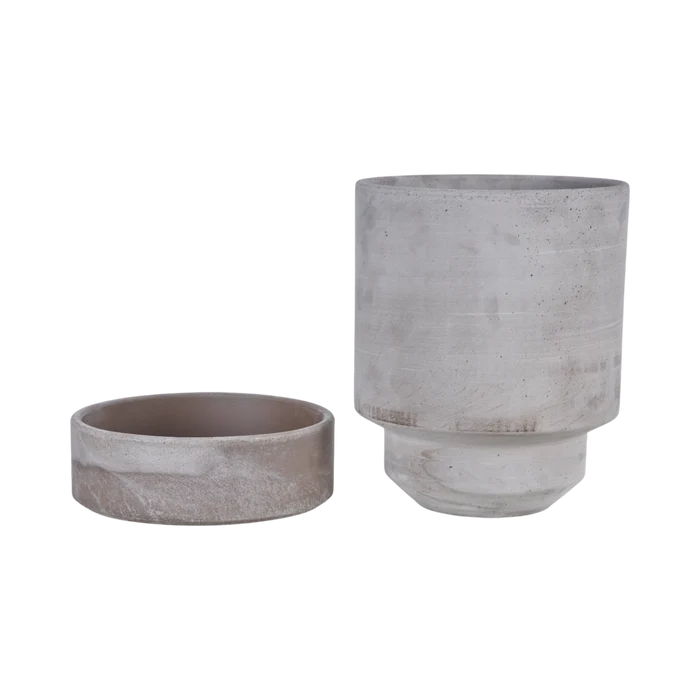 Hoff Mix Pot/Saucer