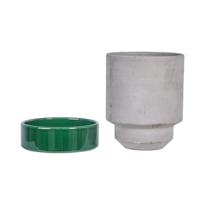 Hoff Mix Pot/Saucer