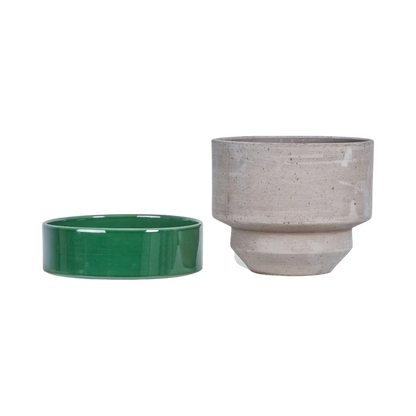 Hoff Mix Pot/Saucer