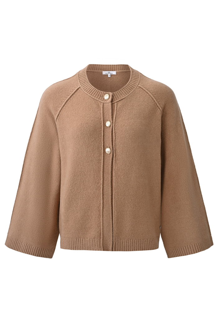 HV Society Cardigan HVSNoor Camel 0409103860 by HV Society Shop HV Society at Dotique