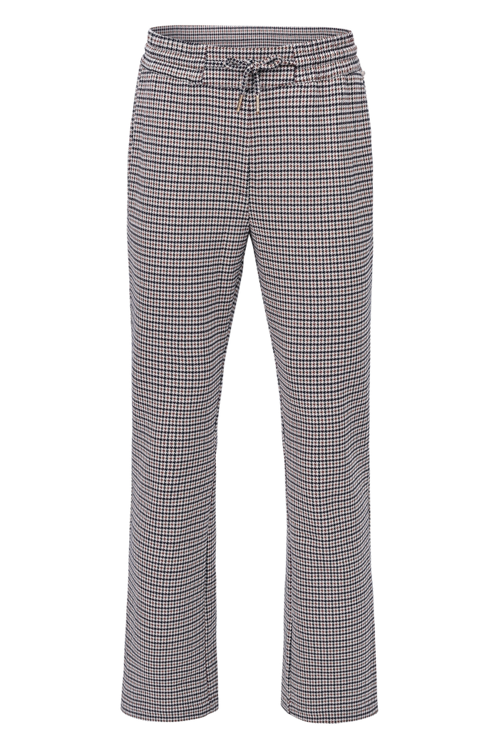 HV Society Trousers HVSCallie Navy 0201103855 navy checked trousers Shop HV Society at Dotique