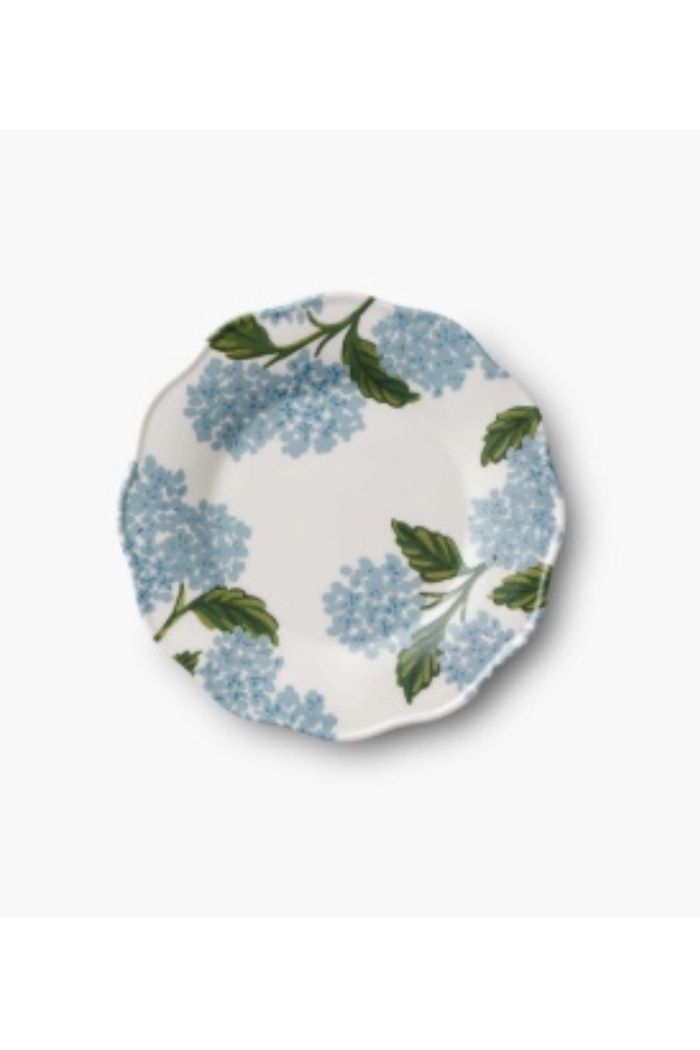 Hydrangea Melamine Dessert Plates