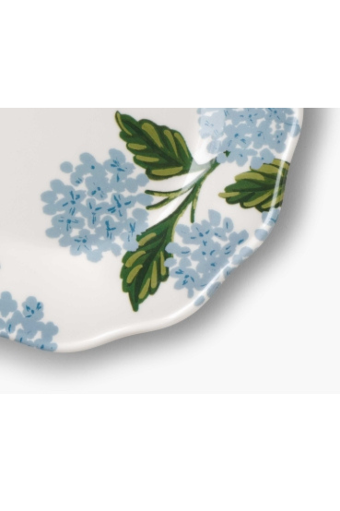 Hydrangea Melamine Dessert Plates