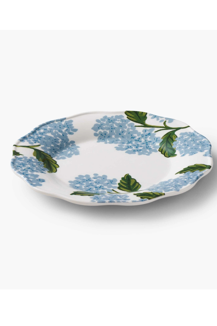 Hydrangea Melamine Dessert Plates