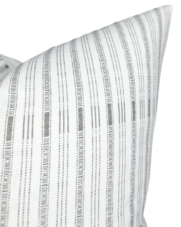 ILU Pillow Cover in Charcoal, Susan Connor Textiles