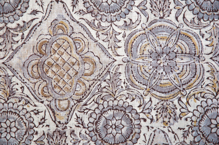 Jaipuri Pillow Cover in Beige