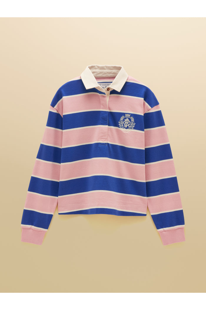 Joules Lara Pink/Blue Stripe Top by Joules. Shop Joules at Dotique
