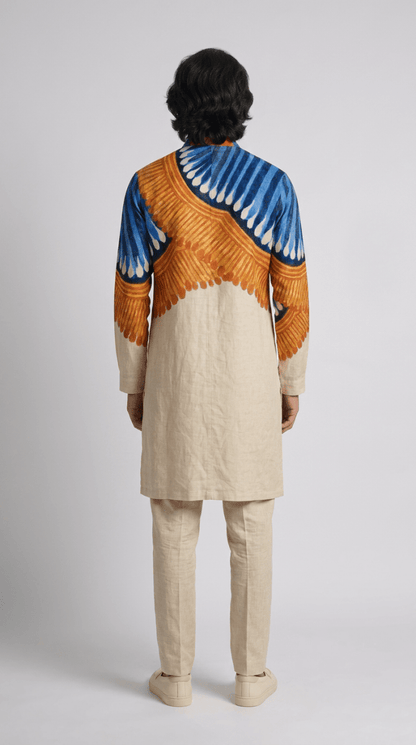 Kalighat Fire Kurta Men - Naymish Designs