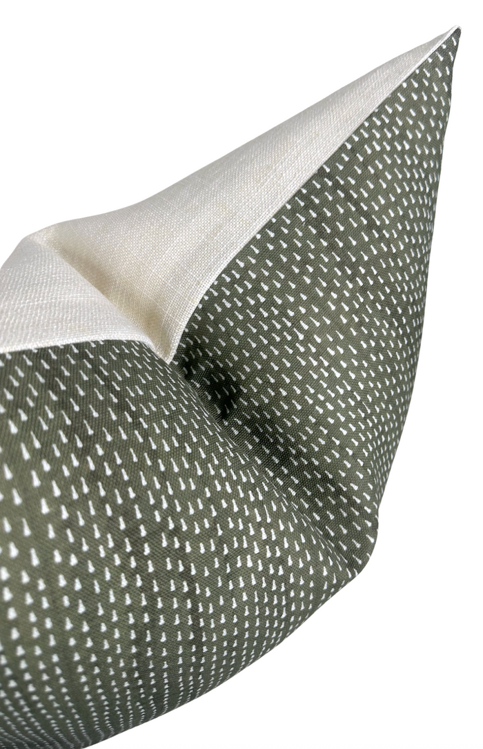 Kantha Pillow Cover in Willow, Maresca Textiles
