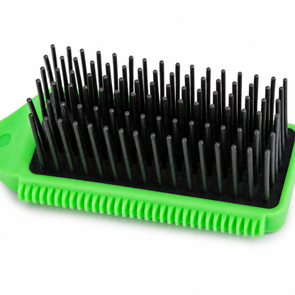 KD-125 3-in-1 Horse Grooming Brush, Shedding Tool & Sweat Scraper