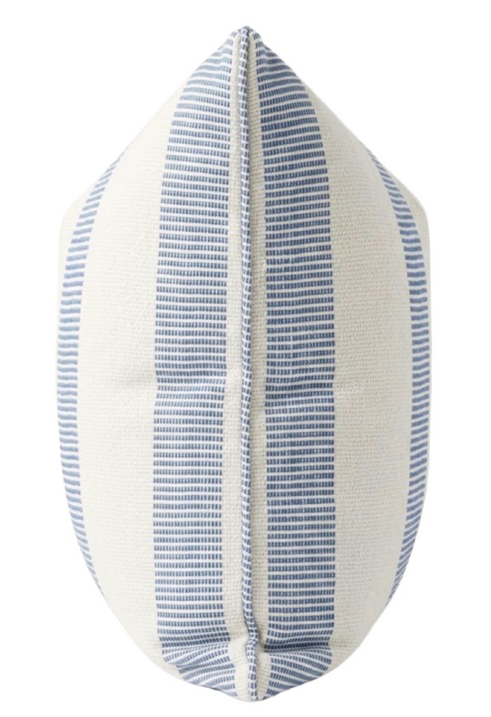 Ketley Stripe Pillow Cover in Blue, Schumacher Textiles