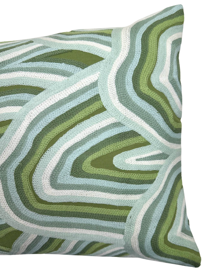 KUMO Pillow Cover in Seaglass Green