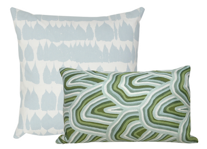 KUMO Pillow Cover in Seaglass Green